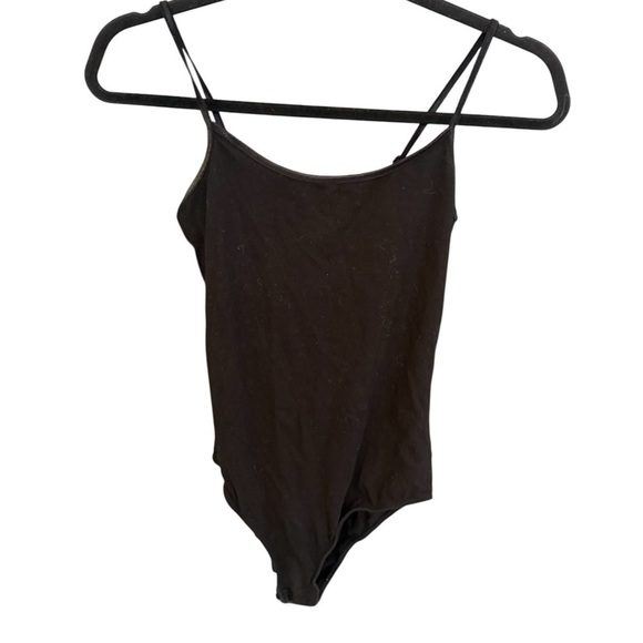 Active Basic Tops - Black Body Suit